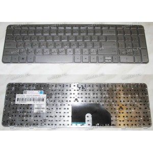 Keyboard HP/Compaq dv6-6000 (Silver/Glossy/TW) серебристая глянцевая