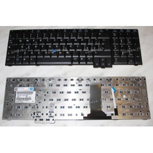 Keyboard HP/Compaq 8710P, 8710W (Black/Matte/IT) чёрная матовая PointStick