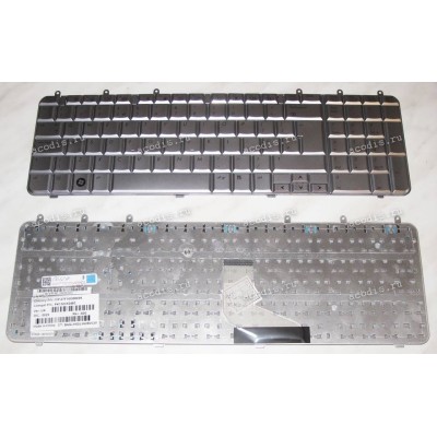 Keyboard HP/Compaq dv7*, dv7-1***, ???dv8, dv8-****??? (Silver/Matte/UK) серебристая матовая