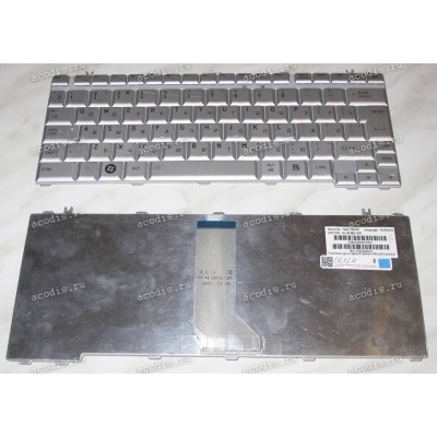 Keyboard Toshiba Satellite M800, U400, U405, U405D (Silver/Matte/RUO) серебристая матовая русифицированна