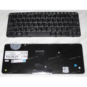 Keyboard HP/Compaq Presario CQ20, Compaq 2230, 2230s (Black/Matte/RUO) черная матовая