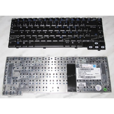 Keyboard HP/Compaq dv1000. dv1200 (Black/Matte/CA) черная матовая