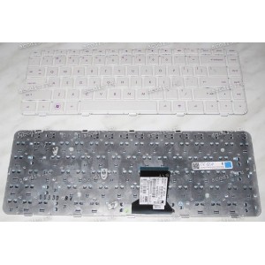 Keyboard HP/Compaq dm4-1000, dv5-2000 (White/Glossy/US) белая глянцевая