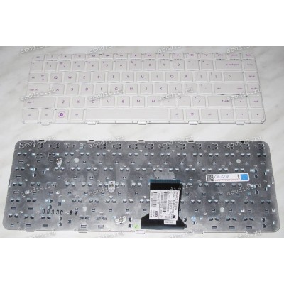 Keyboard HP/Compaq dm4-1000, dv5-2000 (White/Glossy/US) белая глянцевая
