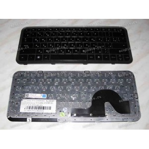 Keyboard HP/Compaq dm3, dm3-1000, dm3t, dm3z (Black-Silver/Glossy/RUO) черная глянц. русифицированная