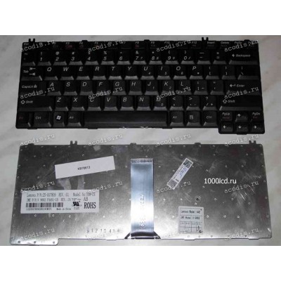 Keyboard Acer TravelMate 2**, 5**, 6**, 7**, S6800 / Lenovo Y510 / FS M7400 вариант 2 (Black/Matte/US)