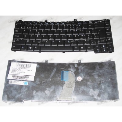 Keyboard Acer Ferrari 5000, Travelmate 8200, 8204 WLMi, 8210, 8215WLMi (Black/Matte/BE) черн матовая