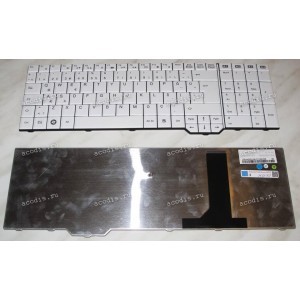 Keyboard Fujitsu Siemens Amilo XA3530, Esprimo V65**, X9510 (White/Matte/TR) белая матовая