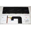 Keyboard Dell Vostro 3700 (Black/Matte/LED/TR) чёрная матовая с подсветкой