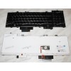 Keyboard Dell Precision M6400 (Black/Matte/LED/GR) чёрная мат. PointStick