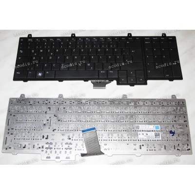 Keyboard Dell Inspiron 1747, 1750 (Black/Matte/GR) чёрная матовая