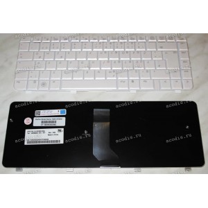 Keyboard HP/Compaq dv4, dv4-1*** (White/Glossy/GR) белая глянцевая
