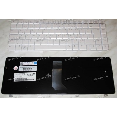 Keyboard HP/Compaq dv4, dv4-1*** (White/Glossy/GR) белая глянцевая