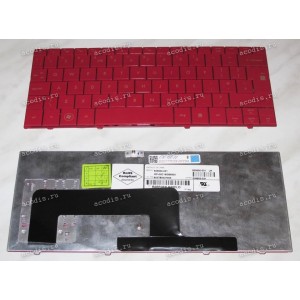 Keyboard HP/Compaq Mini 700, 1000, 1100 (Red/Glossy/UK) красная глянцевая