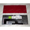 Keyboard HP/Compaq Mini 700, 1000, 1100 (Red/Glossy/RUO) красная глянцевая