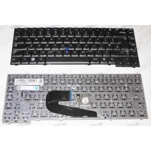 Keyboard Samsung Aegis 400B, NP400B2B, NP400B4B, NP400B5B (p/n: BA59-03001A) (Black/Matte/UK) чёрная матовая PointStick