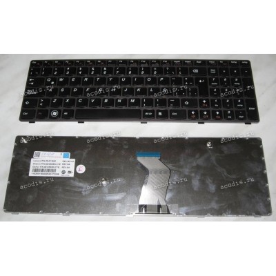 Keyboard Lenovo IdeaPad B570, B575, G570, G575, V570, Z560, Z565, Z570, Z575, Y570 (Black-Pink/Matte/LA)