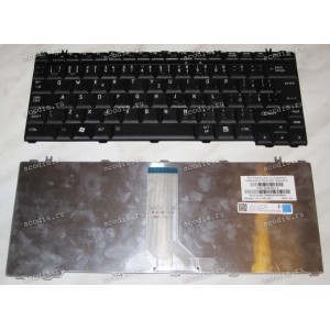Keyboard Toshiba Satellite M800, U400, U405, U405D (Black/Matte/CZ) чёрная матовая