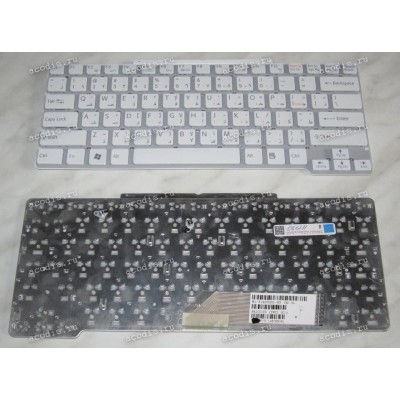 Keyboard Sony VGN-SR (p/n: 148088081) (White/Matte/AR) белая матовая