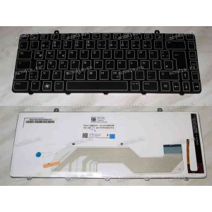 Keyboard Dell Alienware M11x R2, R3 (Black/Matte/LED/GR) чёрная матовая с подсветкой Keyboard Dell Alienware M11x R2, R3 (Black/Matte/LED/GR) чёрная матовая с подсветкой