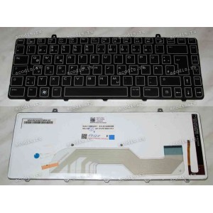Keyboard Dell Alienware M11x R2, R3 (Black/Matte/LED/GR) чёрная матовая с подсветкой Keyboard Dell Alienware M11x R2, R3 (Black/Matte/LED/GR) чёрная матовая с подсветкой