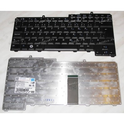 Keyboard Dell Inspiron 131L, 1501, 630m, 640m, 6400, 9400, E1405, E1505, E1705  / XPS M (Black/Matte/TR)