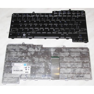 Keyboard Dell Inspiron 131L, 1501, 630m, 640m, 6400, 9400, E1405, E1505, E1705  / XPS M (Black/Matte/BR)