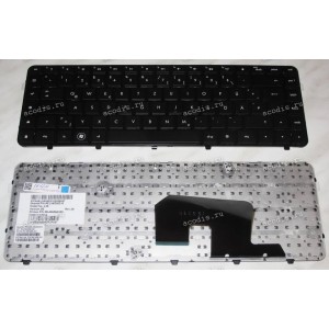 Keyboard HP/Compaq dv6-3000, dv6T-3000, dv6Z-3000 (Black/Matte/GR) черная матовая