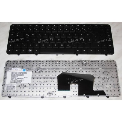 Keyboard HP/Compaq dv6-3000, dv6T-3000, dv6Z-3000 (Black/Matte/GR) черная матовая