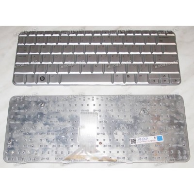 Keyboard HP/Compaq TX1000, TX1100, TX1200, TX1300, TX1400, TX2000, TX2500 (Silver/Glossy/US) серебряная