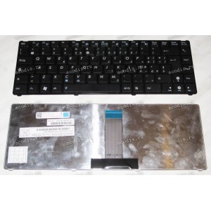 Keyboard Asus UL20 (Black-Black/Matte/IT) чёрная в черной рамке матовая