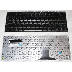 Keyboard Asus eeePC 1000, 1000H, 1000HE, 1000HA, 1000HD (Black/Matte-special/RUO) чёрная матовая с блёст.