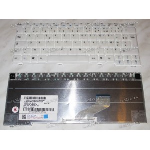 Keyboard Acer TravelMate 3000, 3002WTCi, 3010, 3020, 3022WTMi, 3030, 3040 (White/Matte/FR) белая матовая