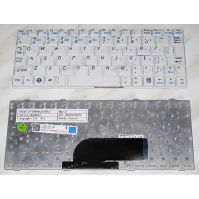 Keyboard TANGO LC89 8.9" MP-06896US-E673, CLLC89KB05P (White/Matte/US) белая матовая