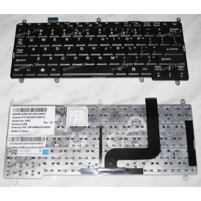 Keyboard --- Acer WB1, AEWB1U00010, MP-08B43US-9204 (Black/Matte/US) чёрная матовая