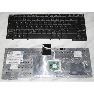 Keyboard HP/Compaq 6930P (Black/Matte/GR) черная матовая PointStick