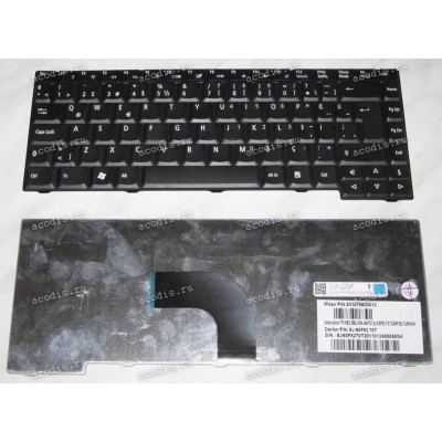 Keyboard Acer Aspire 2930Z, TravelMate 6293 (Black/Matte/TR) черная матовая