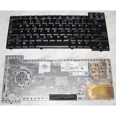 Keyboard HP/Compaq NC62**, NC82**, NW82**, NX7300, NX7400, NX82** (Black/Matte/SD) чёрная матовая