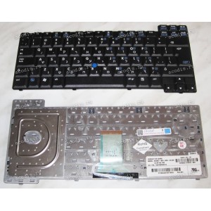 Keyboard HP/Compaq NC62**, NC82**, NW82**, NX7300, NX7400, NX82** (Black/Matte/HB) чёрная матовая PointStick