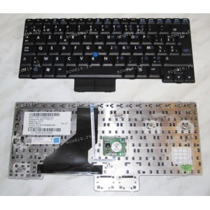Keyboard HP/Compaq NC2400 (Black/Matte/BE) чёрная матовая PointStick