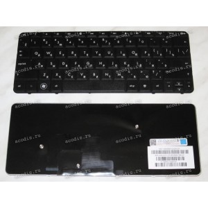 Keyboard HP/Compaq Mini 110-35**, 110-38**, 1103, 210-2000 (Black/Matte/RUO) чёрная матовая