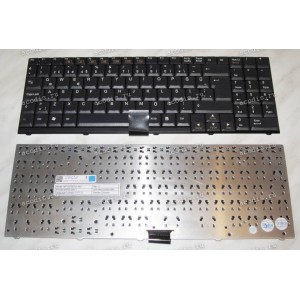 Keyboard Clevo D27, D47, D590, D900, M59 (Black/Matte/TR) черная матовая