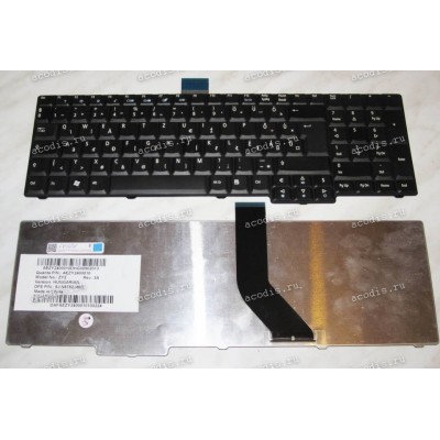 Keyboard Acer Aspire 6530, 6930, 7730*, 8920, 8930 (Black/Matte/HU) чёрная матовая