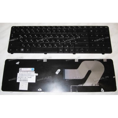 Keyboard HP/Compaq Presario CQ72, G72 (Black/Matte/RUO) чёрная матовая