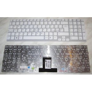 Keyboard Sony VPC-EB (p/n:148793451) (White/Matte/IT) белая матовая