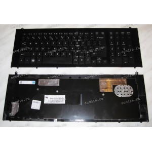 Keyboard HP/Compaq ProBook 4720s (Black/Matte/US) черная матовая