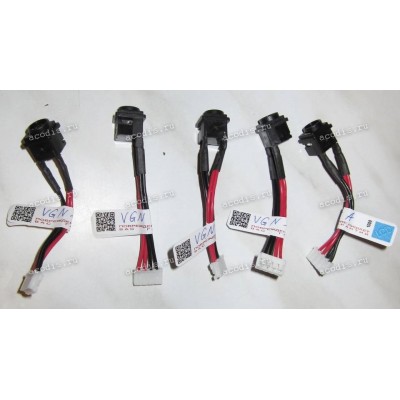 DC Jack Sony VGN-A + cable 53 mm + 4 pin