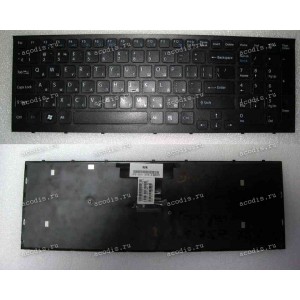 Keyboard Sony VPC-EB (p/n:148792871, A1773538A) (Black-Black/Matte/RUO) чёрная в чёрной рамке матовая русифицированная Keyboard Sony VPC-EB (p/n:148792871, A1773538A) (Black-Black/Matte/RUO) чёрная в чёрной рамке матовая русифицированная
