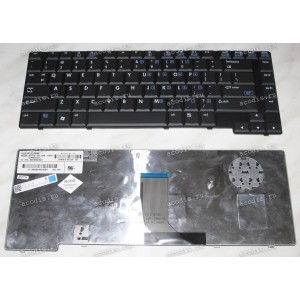 Keyboard HP/Compaq 8510p, 8510w (Black/Matte/US) черная матовая w/o PointStick