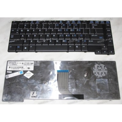 Keyboard HP/Compaq 8510p, 8510w (Black/Matte/US) черная матовая w/o PointStick